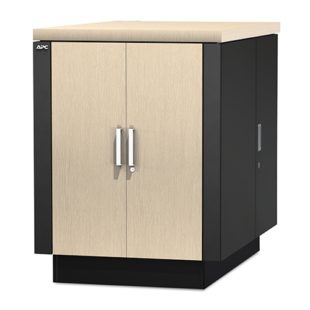 APC NetShelter CX 18U Secure Soundproofed Server Room in a Box Enclosure International - AR4018IA | price in dubai UAE GCC saudi africa