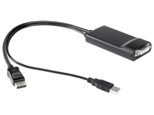 HP DisplayPort to Dual Link DVI Adaptor Active cable enabling 2 30-inch monitors - NR078AA | price in dubai UAE EMEA saudi arabia