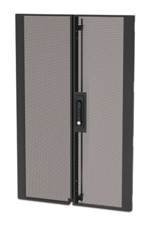 APC NetShelter SX Colocation 20U 600mm Wide Perforated Split Doors Black - AR7103| price in dubai UAE GCC saudi africa