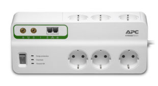 APC Home/Office SurgeArrest 6 outlets with Phone & Coax Protection 230V Germany - PMH63VT-GR | price in dubai UAE GCC saudi africa APC Home/Office SurgeArrest 6 Outlets with Phone and Coax Protection 230V France - PMH63VT-FR | price in dubai UAE GCC saudi africa APC Performance SurgeArrest 8 outlets with Phone & Coax Protection 230V Germany - PMF83VT-GR | price in dubai UAE GCC saudi africa APC Home/Office SurgeArrest 6 outlets with Phone and Coax Protection 230V - PMH63VT-RS | price in dubai UAE GCC saudi africa