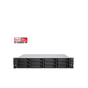 QNAP 12-Bay QTS hero NAS Intel Xeon E-2236 32GB DDR4 - TS-h1283XU-RP-E2236-32G | price in dubai uae africa saudi arabia QNAP 12-Bay QTS hero NAS Intel Xeon E-2236 128GB DDR4 - TS-h1283XU-RP-E2236-128G | price in dubai uae africa saudi arabia