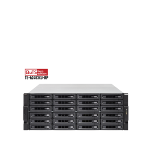 QNAP 24-Bay 4U rackmount NAS Intel Xeon E-2136 128GB DDR4 - TS-h2483XU-RP-E2136-128G | price in dubai uae africa saudi arabia QNAP 24-Bay 4U rackmount NAS Intel Xeon E-2236 128GB DDR4 - TS-h2483XU-RP-E2236-128G | price in dubai uae africa saudi arabia