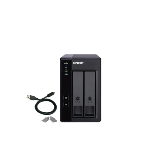 QNAP 2-bay 3.5" SATA HDD - TR-002 | price in dubai uae africa saudi arabia